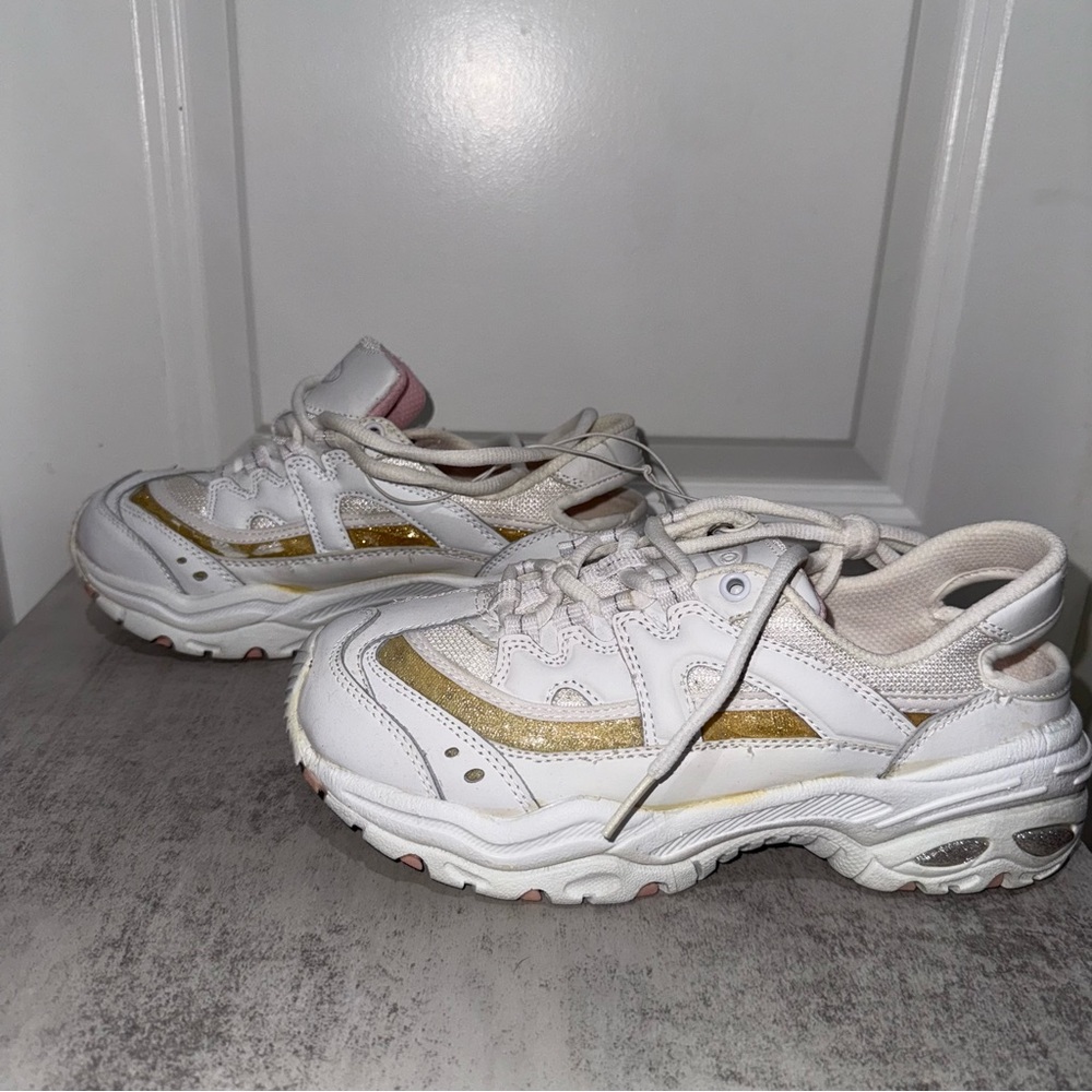 Soho White Sneakers Size 6